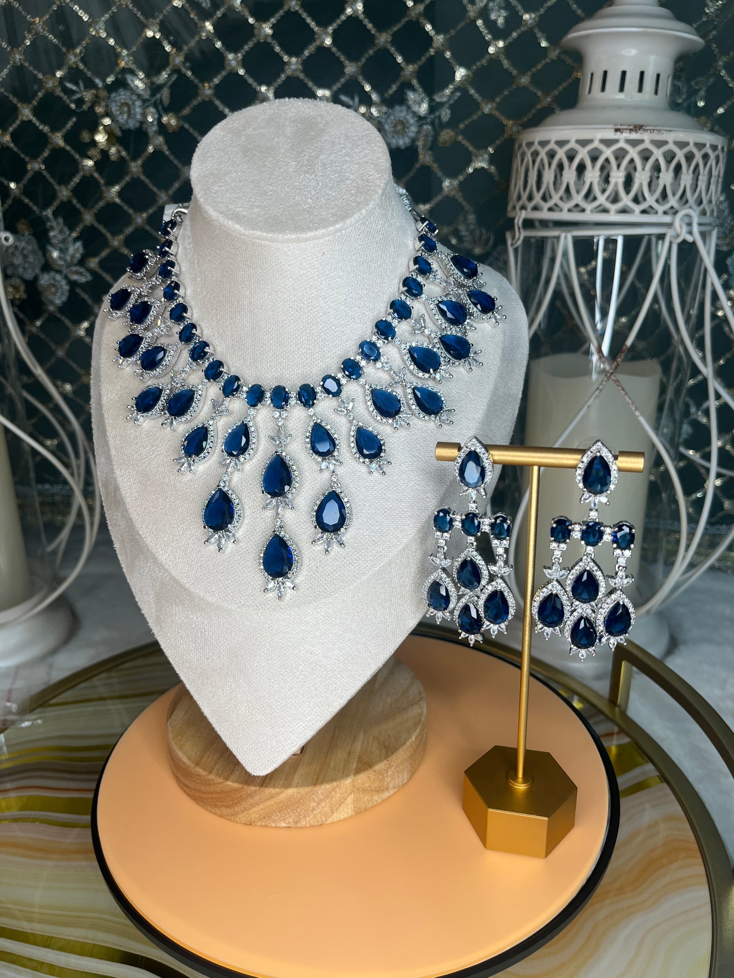 Olivia CZ ( Royal Blue)