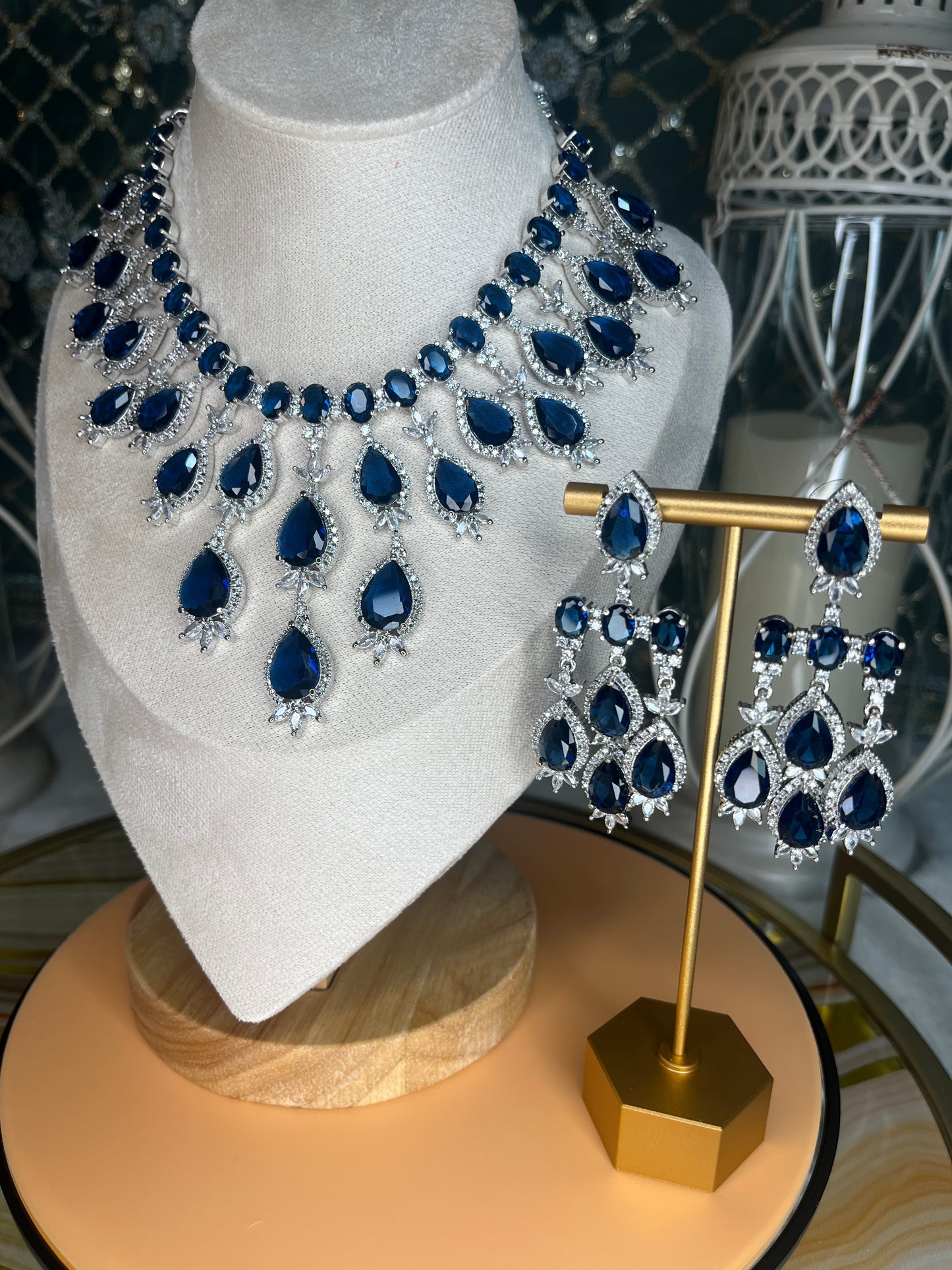 Olivia CZ ( Royal Blue)